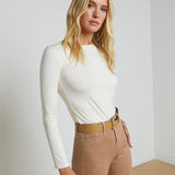 Tess Long Sleeve Tee Vintage White