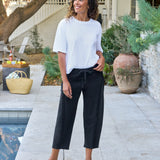 Bibi Barrel Leg Sweatpant British Royal Navy