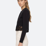 Iyla Lace Cadigan Black