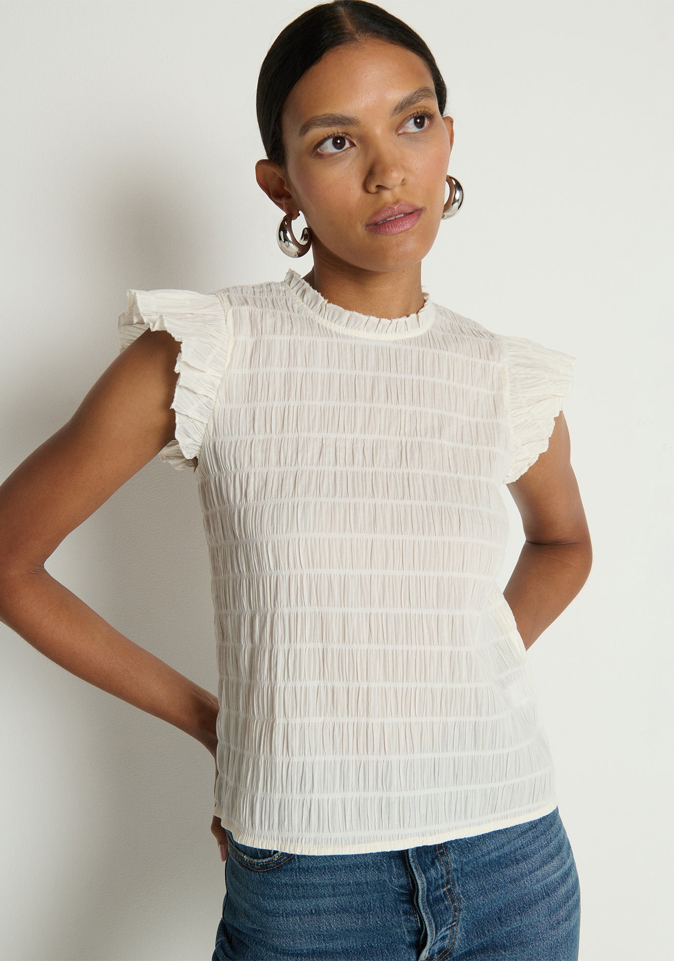 Ashley Ruffle Tank