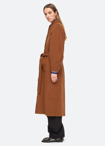 Darel Wool Coat Chestnut