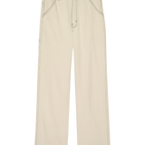 The Mill Jean Natural With Navy Stitching