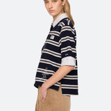 MINA NOVELTY DOUBLE LAYER POLO (D1)