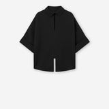 Bailee Crepe Georgette Blouse Black