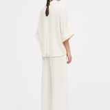 Bailee Crepe Georgette Blouse Ivory