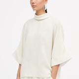 Bailee Crepe Georgette Blouse Ivory