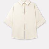Bailee Crepe Georgette Blouse Ivory