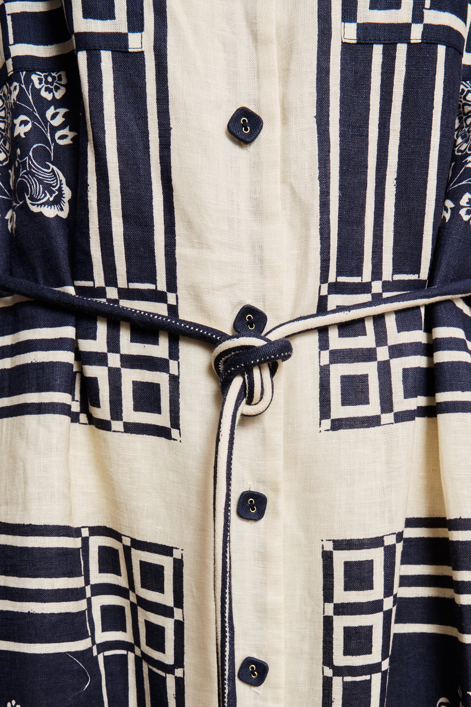 BANDERRA LINEN SHIRTDRESS