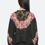PERSEPHONE PRINT L/SLV TOP (D2)