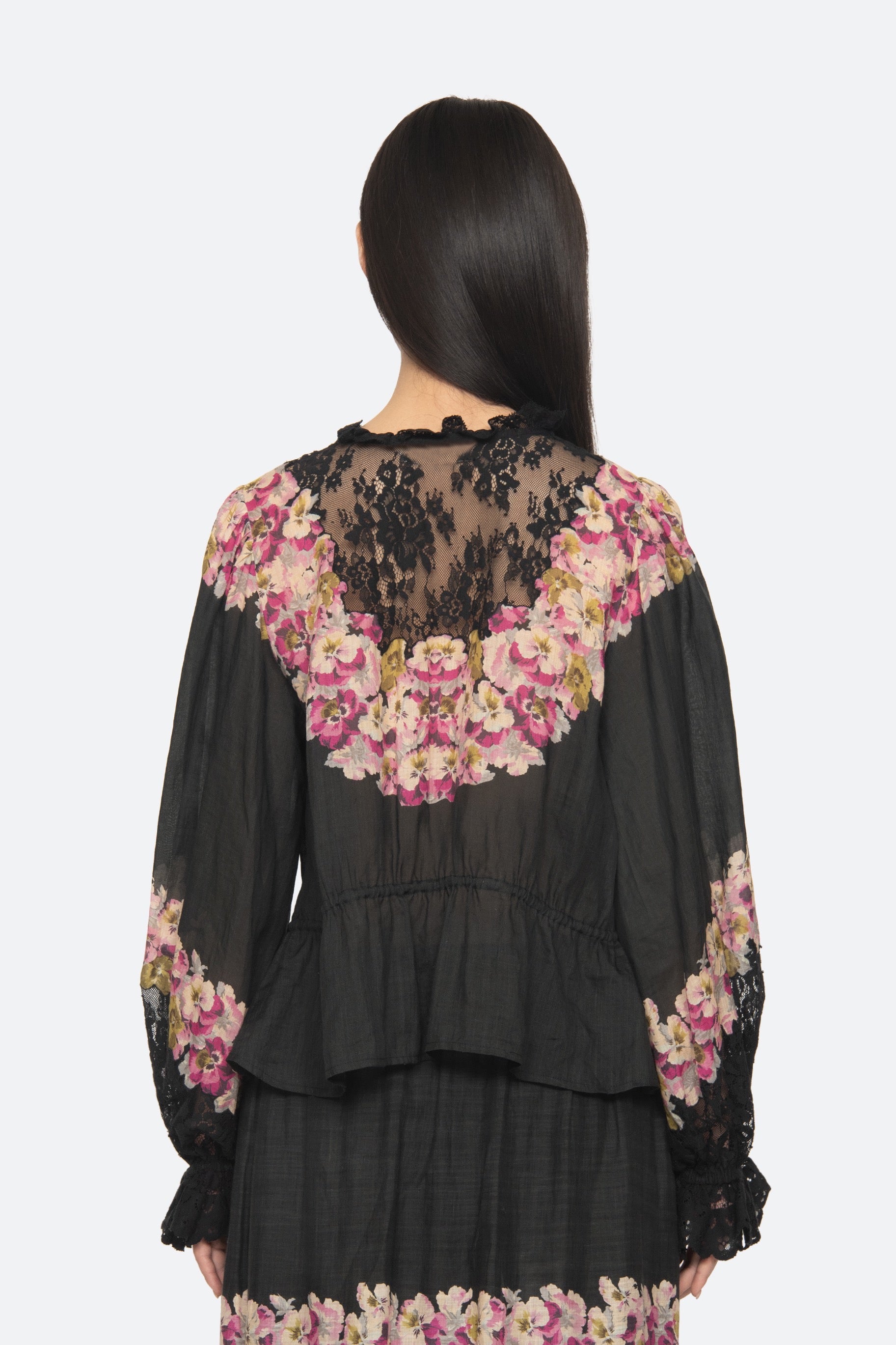 PERSEPHONE PRINT L/SLV TOP (D2)
