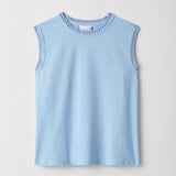 Logan Crew Neck Tank Mediterranean Blue