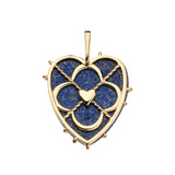 LOVE Carry Your Heart Pendant Lapis