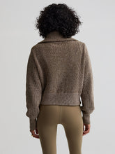 Mentone Half-Zip Pullover Dark Olive Speckle
