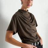 Daryl Cowlneck Tee Espresso