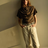 Daryl Cowlneck Tee Espresso