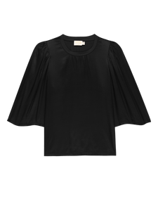 Donna Bell Sleeve Blouse Black