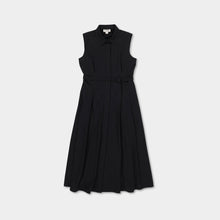 Tech Silk Maxi Dress Black