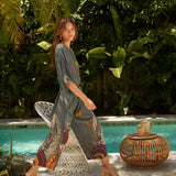 Xim Jumsuit Gray Coral Reef