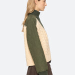 ALLEN CABLE HALF ZIP COMBO PULLOVER (D2)