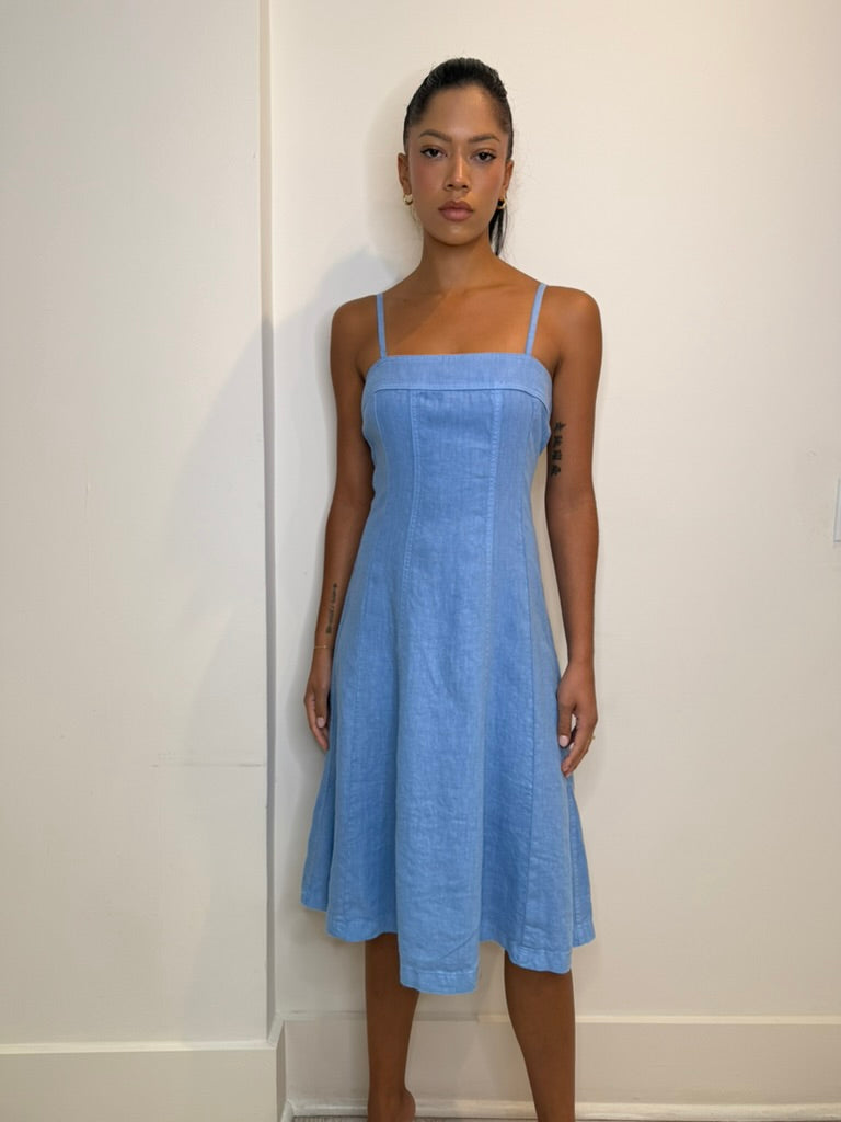MITZY SEAMED MIDI DRESS