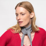 The Mini Scarf Grey Melange