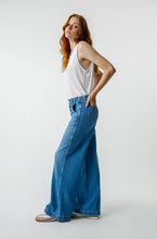 Edith Wide Leg Trouser-Romance Denim