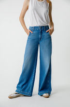 Edith Wide Leg Trouser-Romance Denim