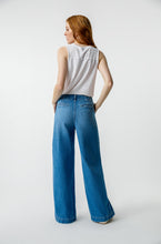 Edith Wide Leg Trouser-Romance Denim