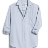 Eileen Button-Up Shirt Gray Blue