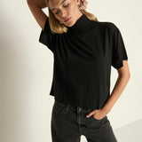 Fable Turtleneck Jet Black