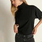 Fable Turtleneck Jet Black