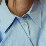 The Jenni Top Light Stripe Blue