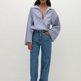 HELLE STRIPE VINTAGE NAVY