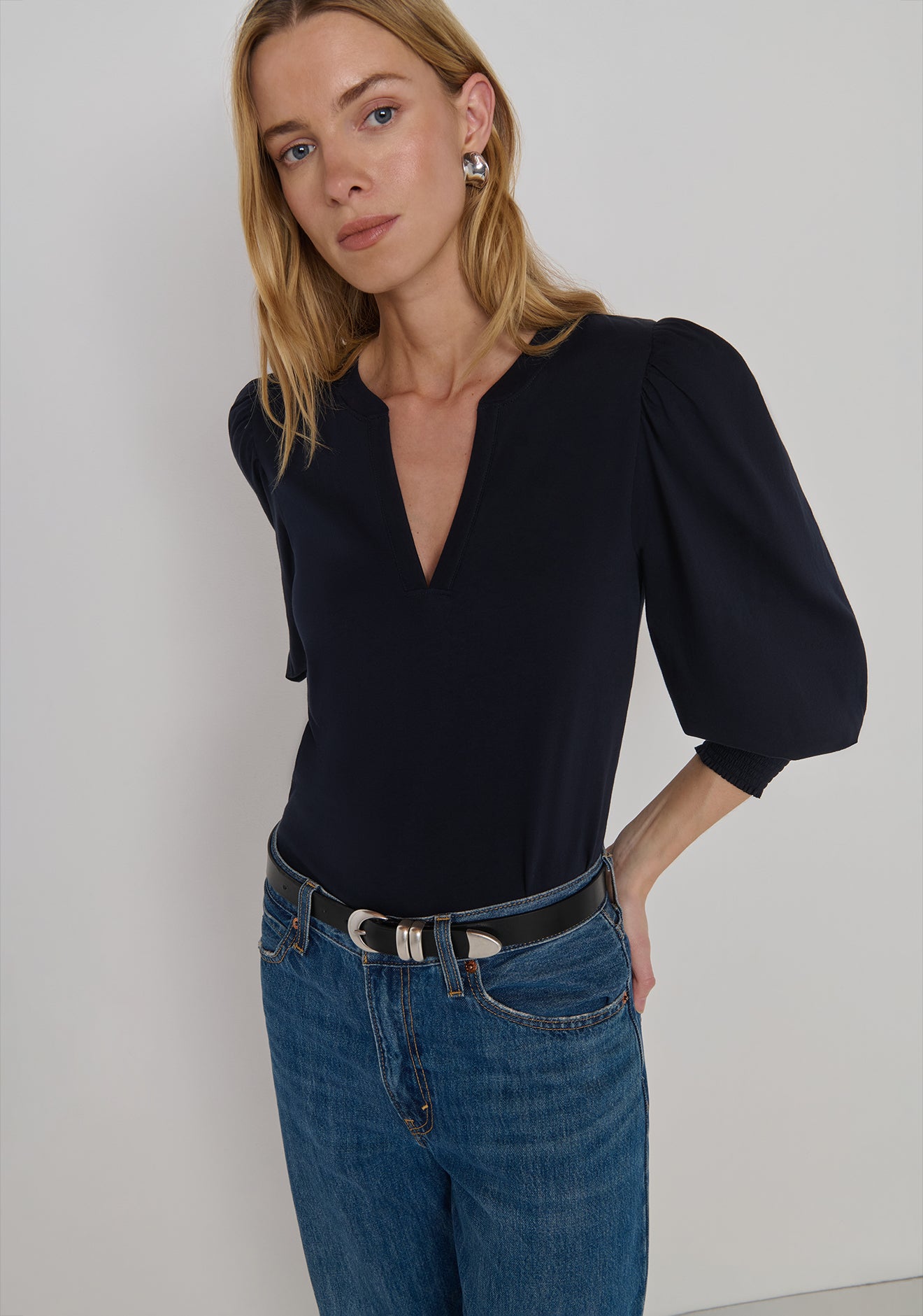 Flora Peasant tee