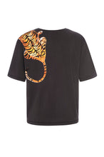 Scratching Tiger tee Washed Black