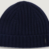 Ferro Cashmere Beanie Navy