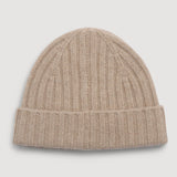 Ferro Cashmere Beanie Sand Stone