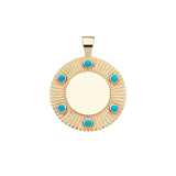 FOREVER Around The Sun Necklace Turquoise