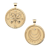 FOREVER JW Original Pendant Coin Necklace