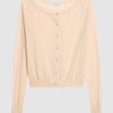 Merino Wool Ballet Cardigan Powder