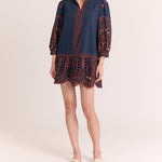 Porter Mini Dress-Midnight Blue