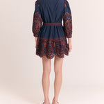 Porter Mini Dress-Midnight Blue