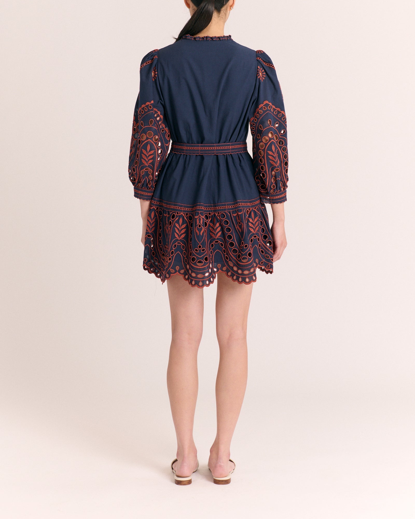 Porter Mini Dress-Midnight Blue
