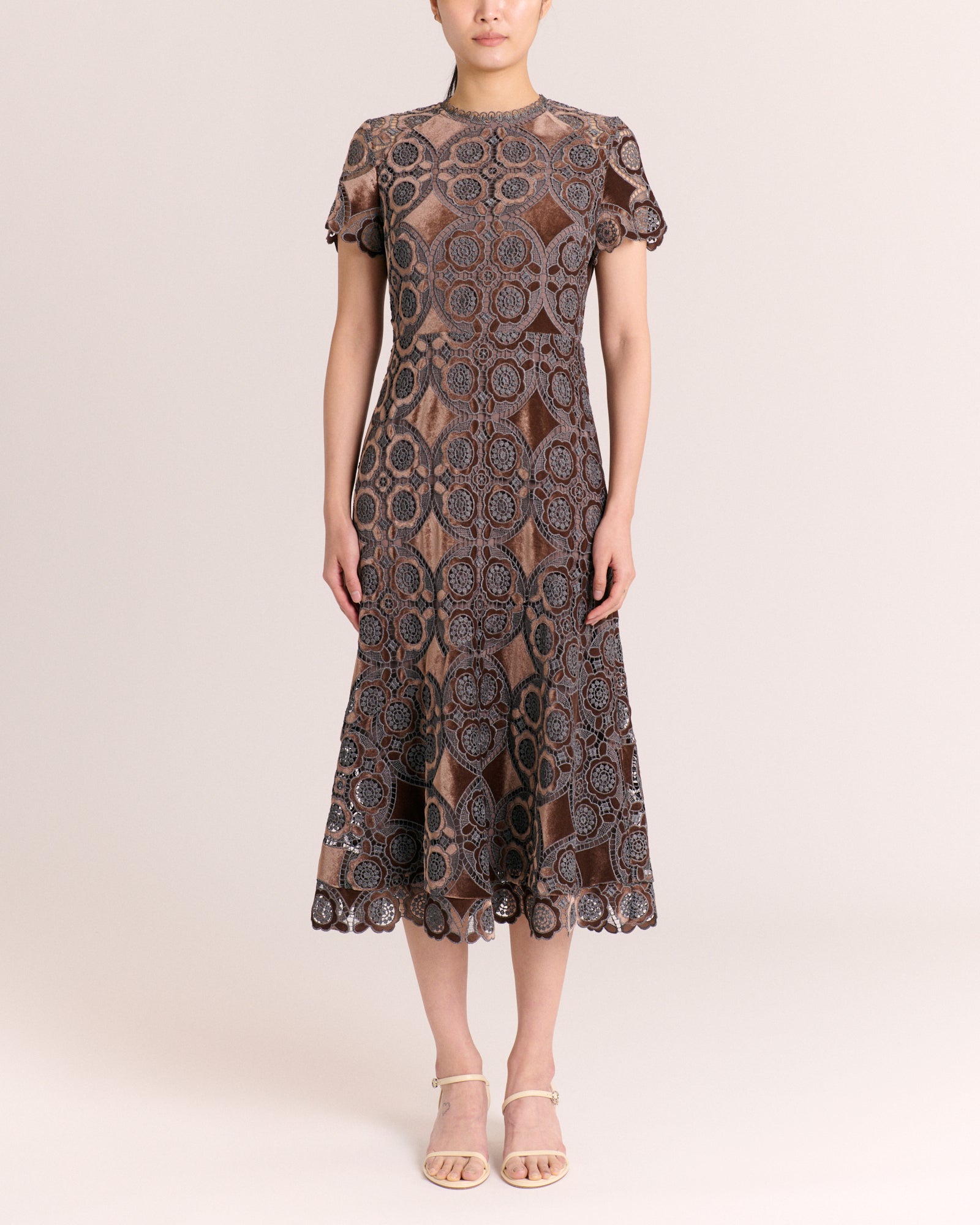 Waverly Midi Dress-Mocha