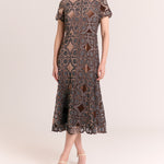 Waverly Midi Dress-Mocha