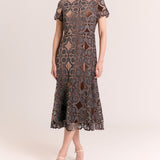 Waverly Midi Dress-Mocha