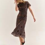 Waverly Midi Dress Mocha