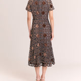 Waverly Midi Dress-Mocha