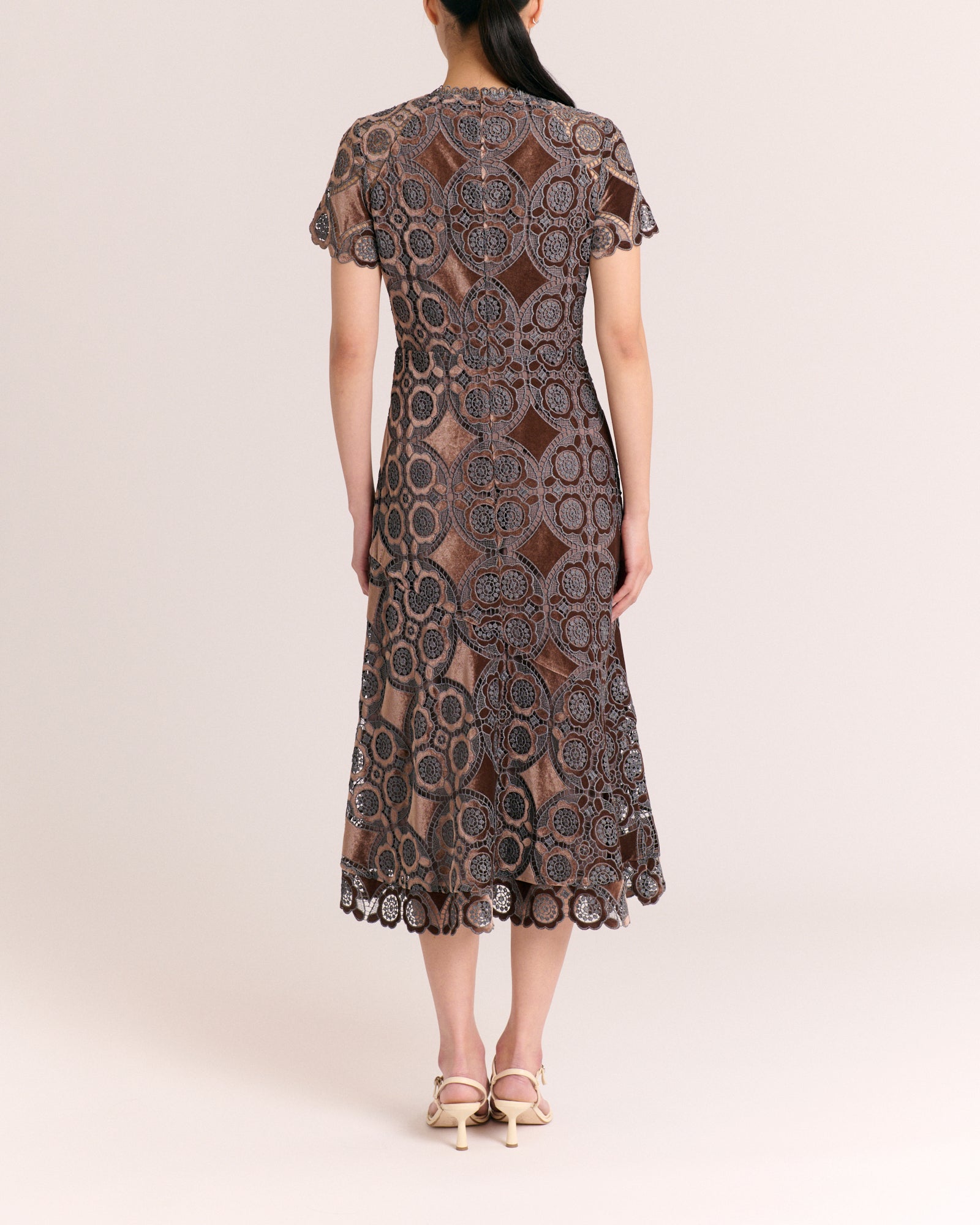 Waverly Midi Dress-Mocha