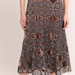 Waverly Midi Dress-Mocha